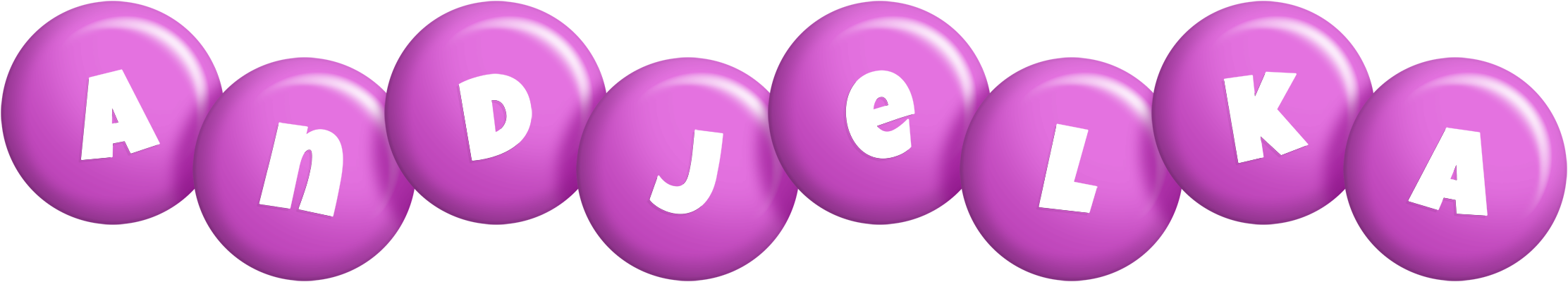 Andjelka candy-purple logo