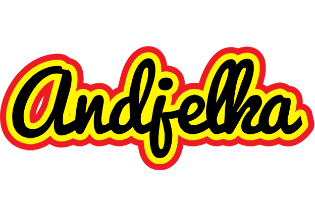 Andjelka flaming logo