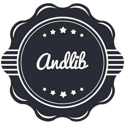 Andlib badge logo