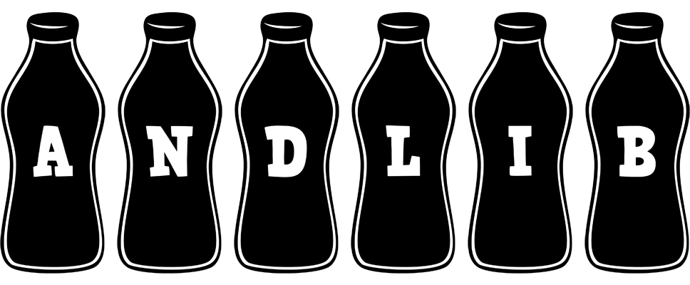 Andlib bottle logo