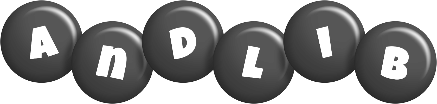 Andlib candy-black logo