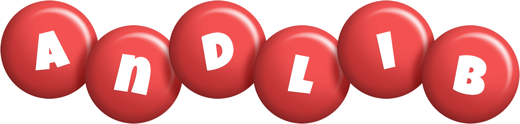Andlib candy-red logo