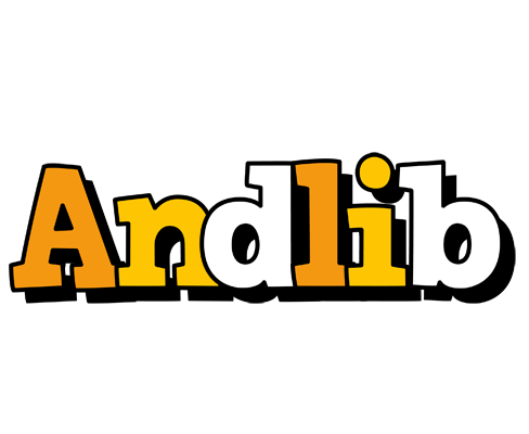 Andlib cartoon logo