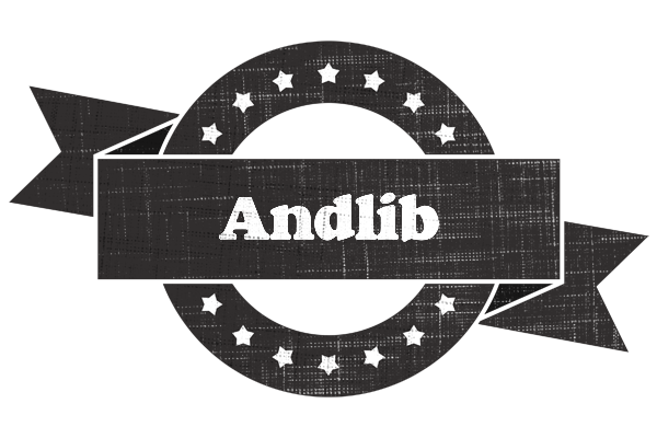 Andlib grunge logo
