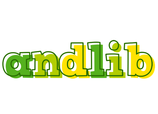 Andlib juice logo