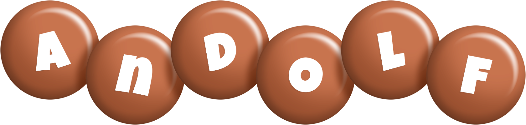 Andolf candy-brown logo