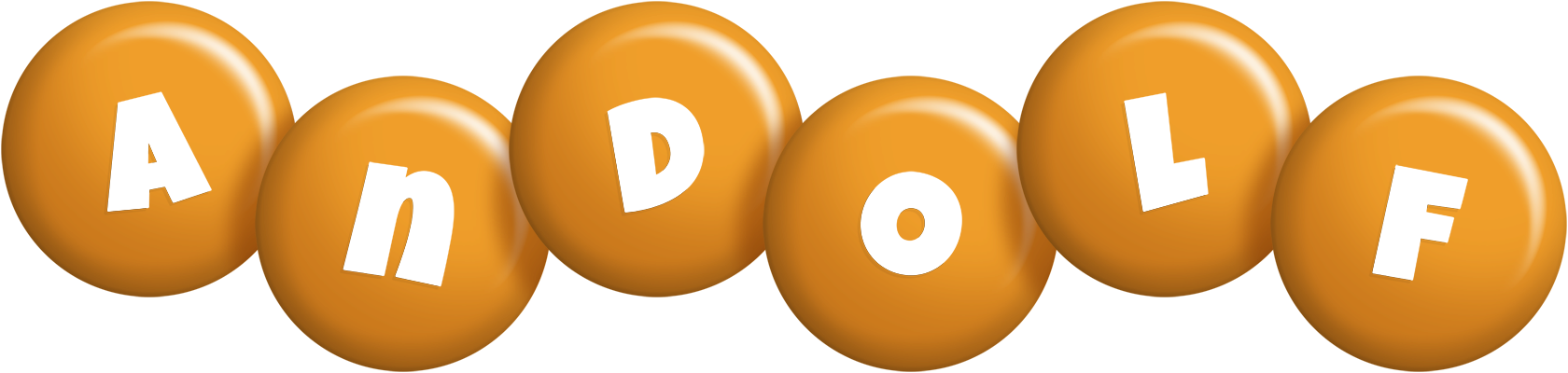 Andolf candy-orange logo
