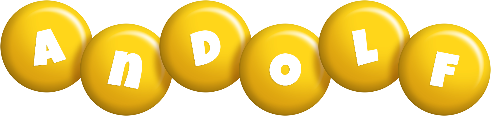 Andolf candy-yellow logo