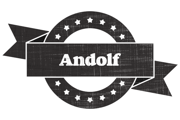 Andolf grunge logo