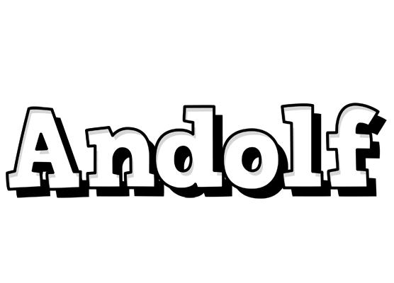 Andolf snowing logo