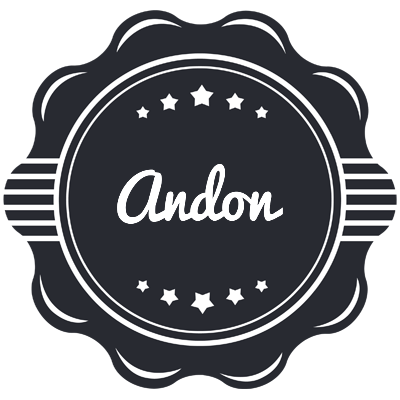 Andon badge logo