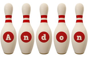 Andon bowling-pin logo