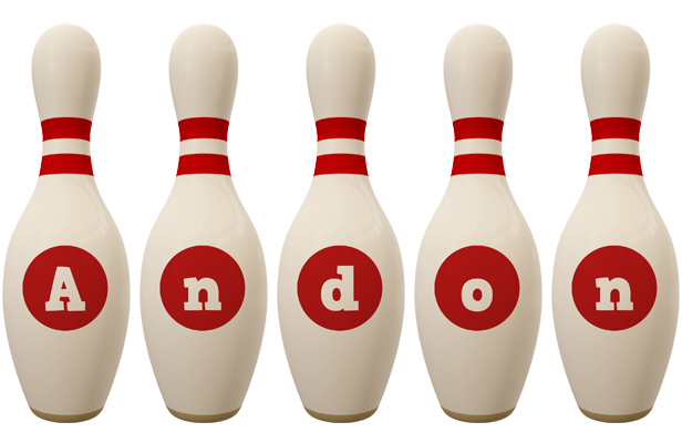 Andon bowling-pin logo