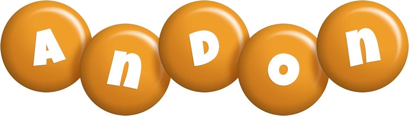 Andon candy-orange logo