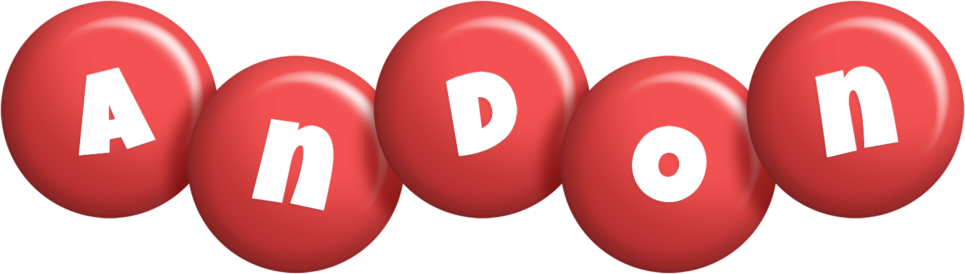 Andon candy-red logo