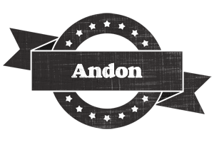 Andon grunge logo