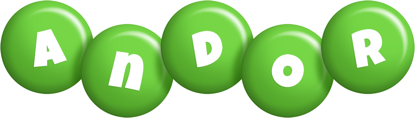 Andor candy-green logo