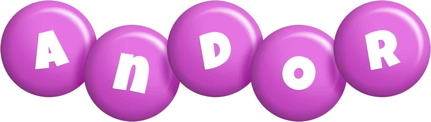 Andor candy-purple logo