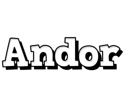 Andor snowing logo