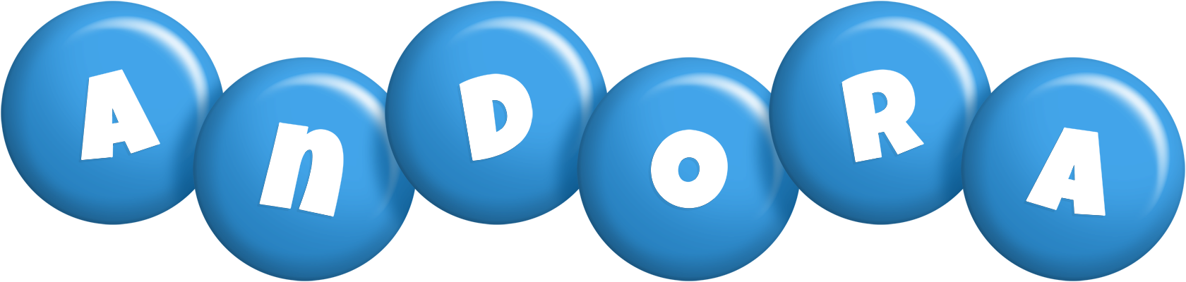 Andora candy-blue logo