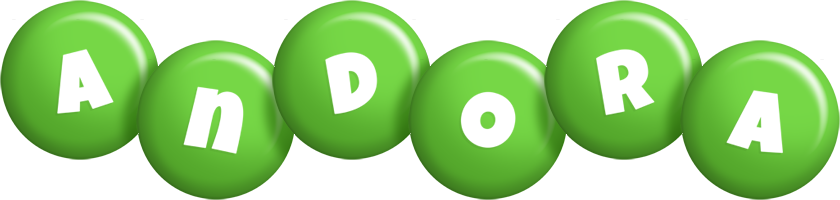 Andora candy-green logo