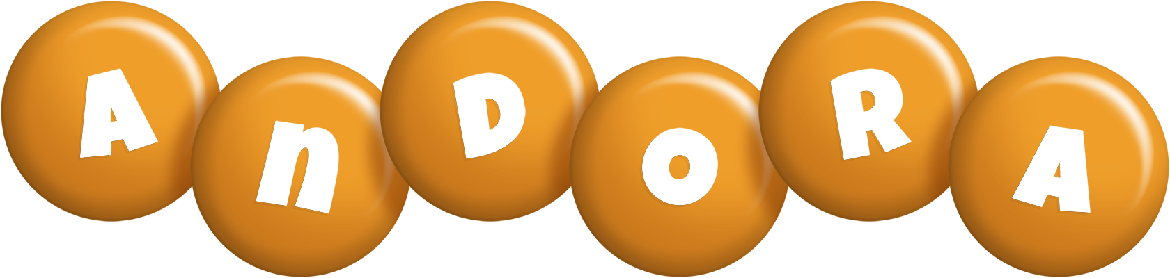 Andora candy-orange logo