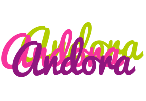 Andora flowers logo