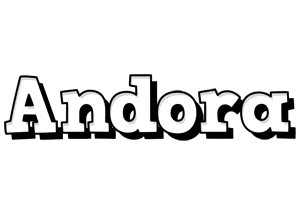 Andora snowing logo