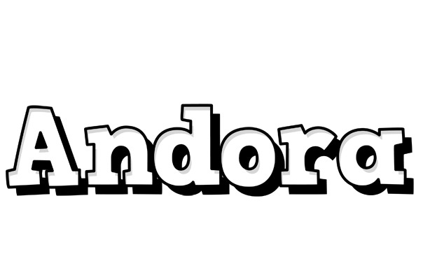 Andora snowing logo