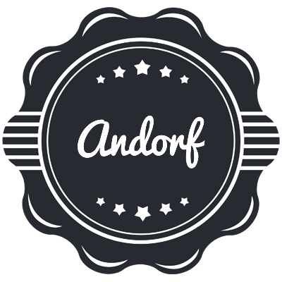 Andorf badge logo