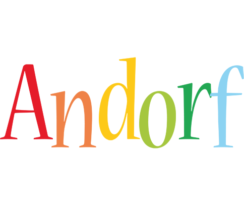 Andorf birthday logo
