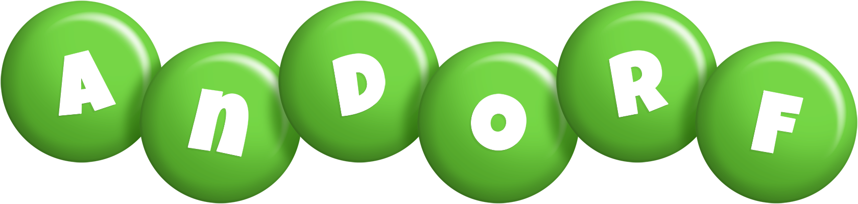 Andorf candy-green logo