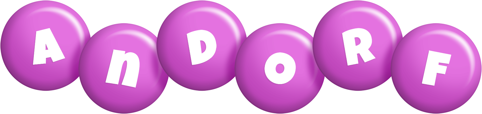 Andorf candy-purple logo
