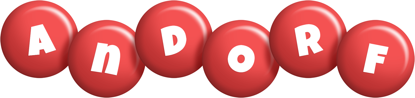 Andorf candy-red logo