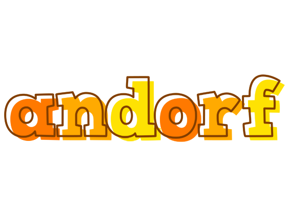 Andorf desert logo