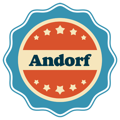 Andorf labels logo