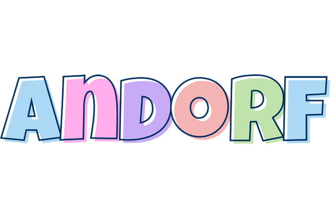 Andorf pastel logo