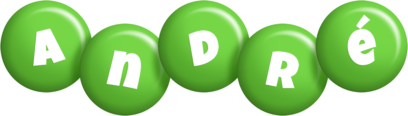 André candy-green logo