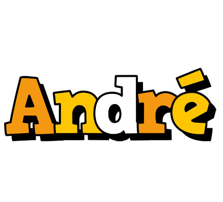 André cartoon logo