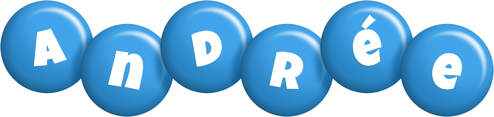 Andrée candy-blue logo