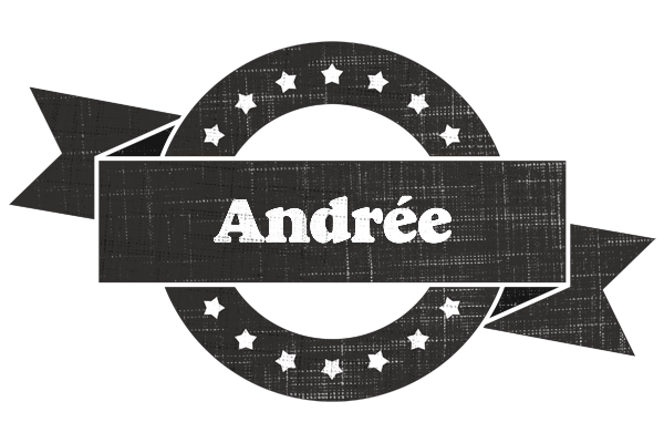 Andrée grunge logo
