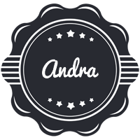 Andra badge logo