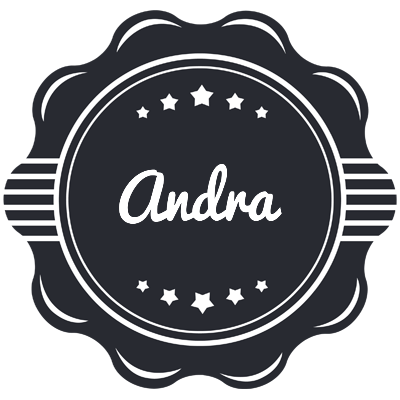 Andra badge logo