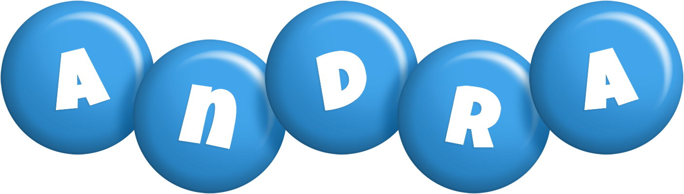 Andra candy-blue logo