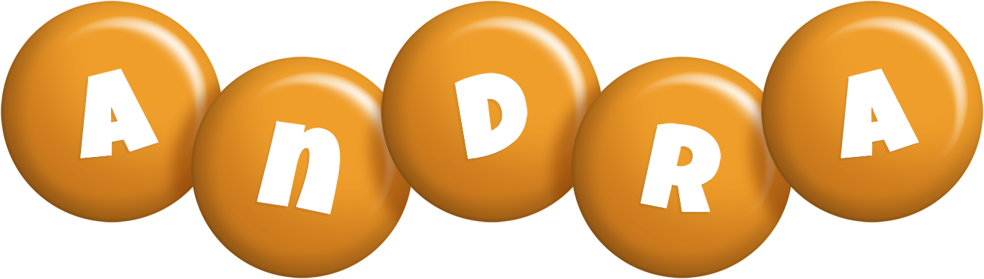 Andra candy-orange logo