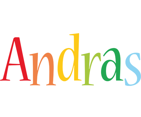 Andras birthday logo