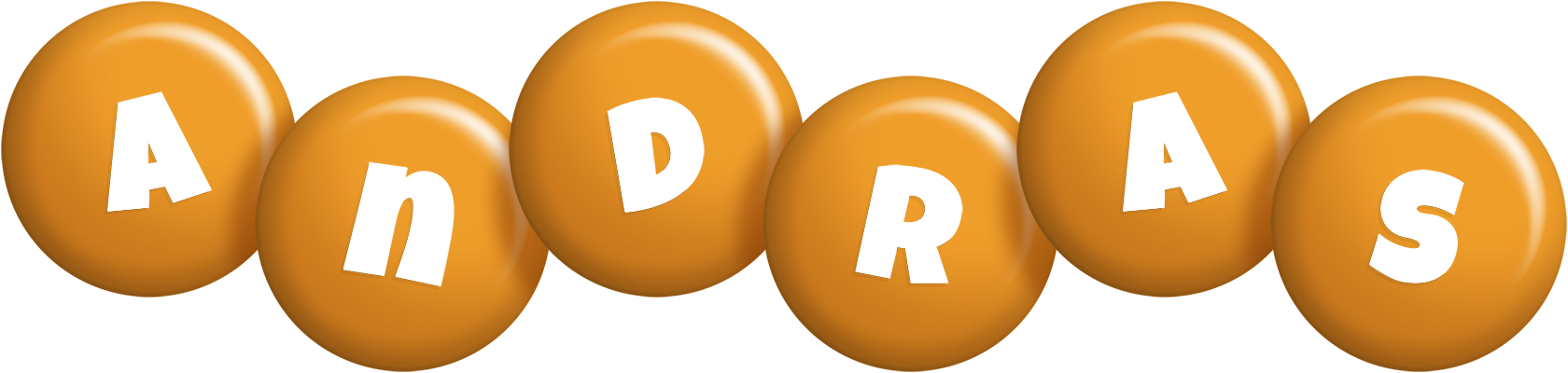 Andras candy-orange logo