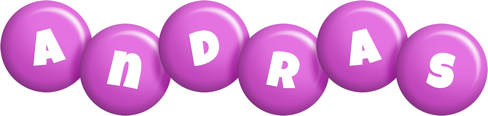 Andras candy-purple logo