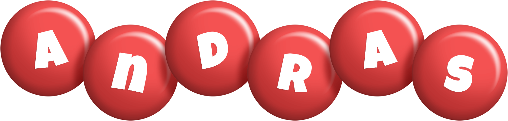 Andras candy-red logo