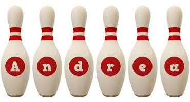 Andrea bowling-pin logo